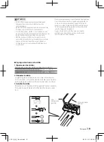 Предварительный просмотр 19 страницы Kenwood KAC-X1D Instruction Manual