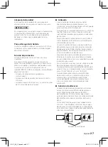 Предварительный просмотр 27 страницы Kenwood KAC-X1D Instruction Manual