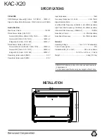 Предварительный просмотр 16 страницы Kenwood KAC X20 - eXcelon Amplifier Service Manual