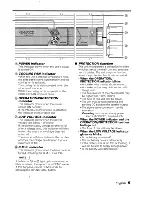 Предварительный просмотр 5 страницы Kenwood KAC-X401M Instruction Manual