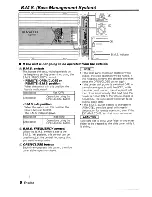 Предварительный просмотр 6 страницы Kenwood KAC-X401M Instruction Manual