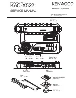 Kenwood KAC-X522 Service Manual preview