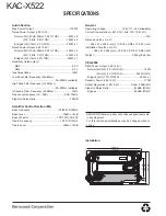 Preview for 24 page of Kenwood KAC-X522 Service Manual