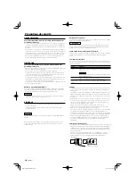 Preview for 10 page of Kenwood KAC-X812D Instruction Manual