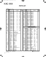 Предварительный просмотр 12 страницы Kenwood KAC959 - Amplifier Service Manual