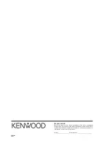 Preview for 36 page of Kenwood KAF-S500 Instruction Manual