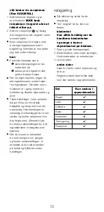 Предварительный просмотр 75 страницы Kenwood KAH359GL Instructions Manual