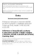 Preview for 15 page of Kenwood KAT92.000BK Instructions Manual