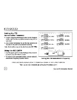 Предварительный просмотр 4 страницы Kenwood KCA-20FM Instruction Manual