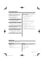 Предварительный просмотр 21 страницы Kenwood KCA-BT100 Instruction Manual