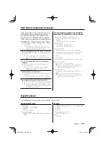 Предварительный просмотр 121 страницы Kenwood KCA-BT100 Instruction Manual