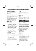 Предварительный просмотр 42 страницы Kenwood KCA-BT300 Instruction Manual