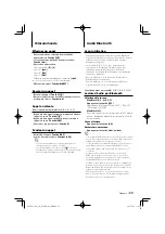 Preview for 59 page of Kenwood KCA-BT300 Instruction Manual