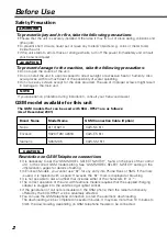 Предварительный просмотр 2 страницы Kenwood KCA-HF521 Instruction Manual