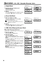 Предварительный просмотр 6 страницы Kenwood KCA-HF521 Instruction Manual