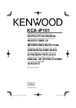 Kenwood KCA-iP101 Instruction Manual предпросмотр