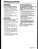 Preview for 3 page of Kenwood KCA-R30FM Instruction Manual