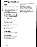 Preview for 4 page of Kenwood KCA-R30FM Instruction Manual