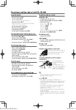 Preview for 2 page of Kenwood KCA-RC406 Instruction Manual