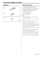 Предварительный просмотр 7 страницы Kenwood KCA-SR50 - Complete Sirius Satellite Radio System Instruction Manual