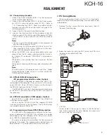 Preview for 7 page of Kenwood KCH-16 Service Manual