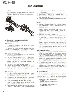 Preview for 8 page of Kenwood KCH-16 Service Manual