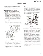 Предварительный просмотр 15 страницы Kenwood KCH-16 Service Manual