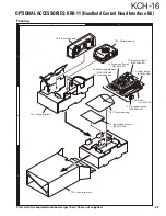 Preview for 69 page of Kenwood KCH-16 Service Manual