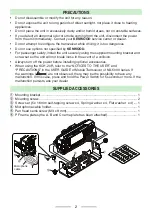 Preview for 3 page of Kenwood KCH-20R User Manual