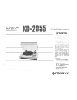 Kenwood KD-2055 Instruction Manual preview