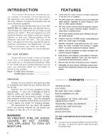 Preview for 2 page of Kenwood KD-600 Instruction Manual