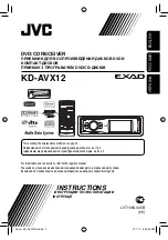 Предварительный просмотр 1 страницы Kenwood KD-AVX12 Instructions Manual