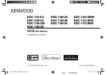 Preview for 1 page of Kenwood KDC-100UA Instruction Manual