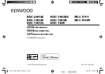 Preview for 1 page of Kenwood KDC-100UB Instruction Manual