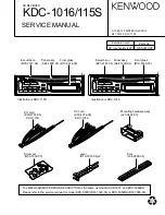 Kenwood KDC-1016 Service Manual preview