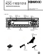 Preview for 1 page of Kenwood KDC-1018 Service Manual