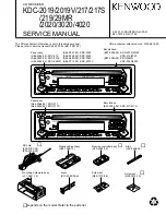 Preview for 1 page of Kenwood KDC-1020/1020S Service Manual