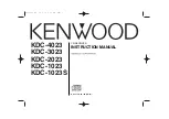 Preview for 1 page of Kenwood KDC-1023 Instruction Manual