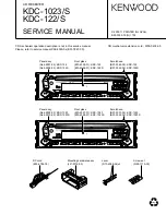 Kenwood KDC-1023S Service Manual preview