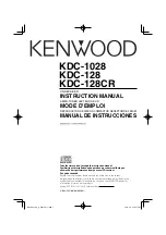 Preview for 1 page of Kenwood KDC-1028 Instruction Manual