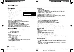 Предварительный просмотр 18 страницы Kenwood KDC-110UB Instruction Manual