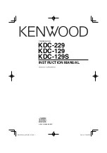 Kenwood KDC-129 Instruction Manual preview