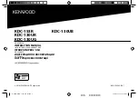 Preview for 1 page of Kenwood KDC-130UB Instruction Manual