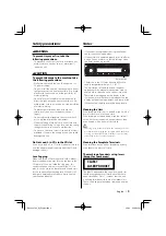 Preview for 3 page of Kenwood KDC-133 Instruction Manual