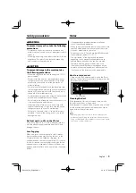 Предварительный просмотр 3 страницы Kenwood KDC-135 Instruction Manual