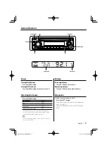 Предварительный просмотр 5 страницы Kenwood KDC-135 Instruction Manual