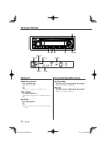 Предварительный просмотр 10 страницы Kenwood KDC-135 Instruction Manual