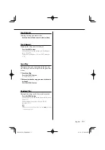 Предварительный просмотр 11 страницы Kenwood KDC-135 Instruction Manual