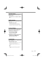 Предварительный просмотр 29 страницы Kenwood KDC-135 Instruction Manual