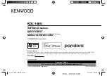 Kenwood KDC-168U Instruction Manual предпросмотр